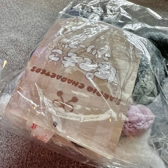 NWT Sanrio Kuromi Plush Key Chain Bag Charm - Picture 5 of 5